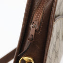 GUCCI GG Supreme Shoulder Bag PVC Beige Gold Auth SW2211-15