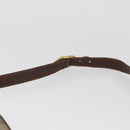 GUCCI GG Supreme Shoulder Bag PVC Beige Gold Auth SW2211-8