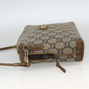 GUCCI GG Plus Supreme Shoulder Bag PVC Beige Gold Auth SW2213-3