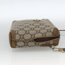 GUCCI GG Plus Supreme Shoulder Bag PVC Beige Gold Auth SW2213-4