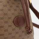 GUCCI Micro GG Supreme Shoulder Bag PVC Beige Gold 007 86 0044 Auth SW2222-17