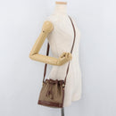 GUCCI Micro GG Supreme Shoulder Bag PVC Beige Gold 007 86 0044 Auth SW2222-24