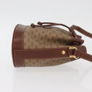 GUCCI Micro GG Supreme Shoulder Bag PVC Beige Gold 007 86 0044 Auth SW2222-3