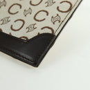 CELINE C Macadam Canvas Shoulder Bag Ivory Gold Auth SW2223A-15
