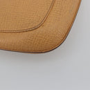 LOEWE Shoulder Bag Leather Beige Gold Auth SW2227A-14