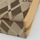 GIVENCHY Hand Bag Canvas Beige Gold Auth SW2228A-9