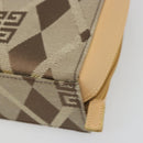 GIVENCHY Hand Bag Canvas Beige Gold Auth SW2228A-15