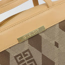 GIVENCHY Hand Bag Canvas Beige Gold Auth SW2228A-17