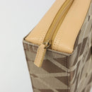 GIVENCHY Hand Bag Canvas Beige Gold Auth SW2228A-10