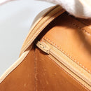 GIVENCHY Hand Bag Canvas Beige Gold Auth SW2228A-21