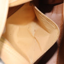 GIVENCHY Hand Bag Canvas Beige Gold Auth SW2228A-22