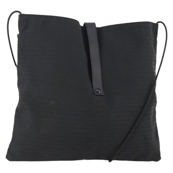 Christian Dior Shoulder Bag Canvas Black Auth SW2230A