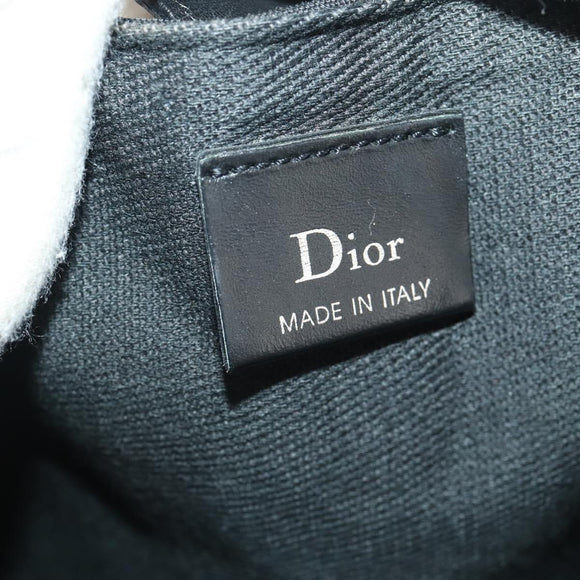 Christian Dior Shoulder Bag Canvas Black Auth SW2230A