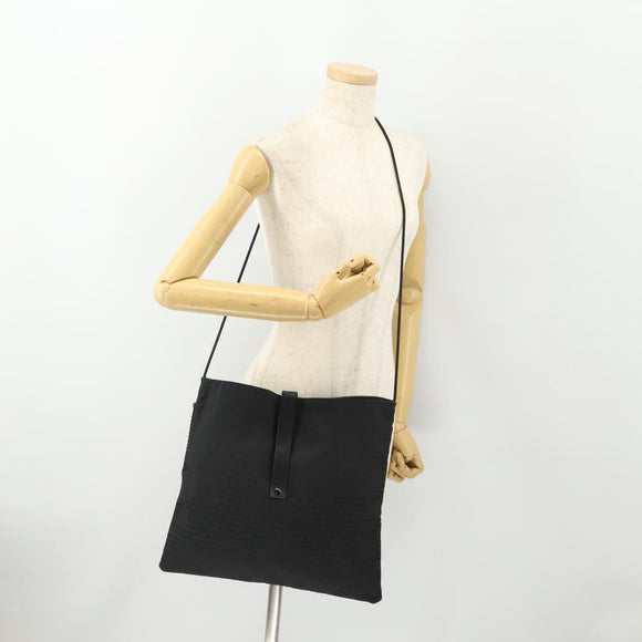 Christian Dior Shoulder Bag Canvas Black Auth SW2230A