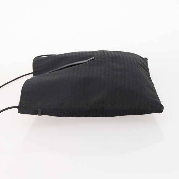 Christian Dior Shoulder Bag Canvas Black Auth SW2230A