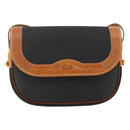 Christian Dior Shoulder Bag Coated Canvas Black Gold Auth SW2237-13