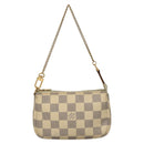 LOUIS VUITTON Damier Azur Mini Pochette Accessoires Pouch N63005 Auth sw224-13