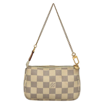 LOUIS VUITTON Damier Azur Mini Pochette Accessoires Pouch N63005 Auth sw224 - 0