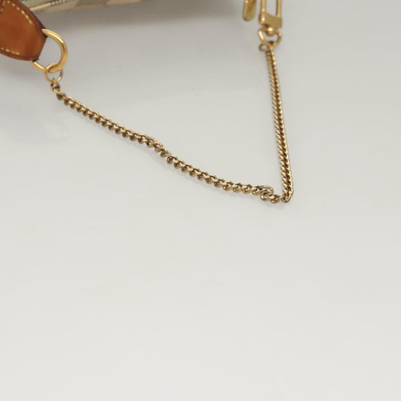 LOUIS VUITTON Damier Azur Mini Pochette Accessoires Pouch N63005 Auth sw224