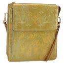 LOUIS VUITTON Monogram Vernis Motto Accessory Pouch Gris M91030 LV Auth SW2241-1
