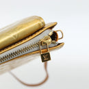 LOUIS VUITTON Monogram Vernis Motto Accessory Pouch Gris M91030 LV Auth SW2241-10