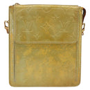 LOUIS VUITTON Monogram Vernis Motto Accessory Pouch Gris M91030 LV Auth SW2241-13