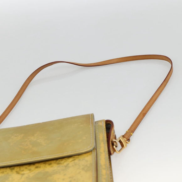 LOUIS VUITTON Monogram Vernis Motto Accessory Pouch Gris M91030 LV Auth SW2241