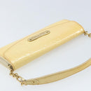 LOUIS VUITTON Vernis Sunset Bluebird Bag Rose florentine M91626 LV Auth SW2242-6