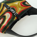 GUCCI Jackie Swirl Print Shoulder Bag Velvet Black Silver 001 3306 Auth SW2243SM-6