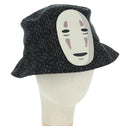 LOEWE Anagram Ghibli Spirited Away No Face Bucket Hat Black Auth SW2255SM-1