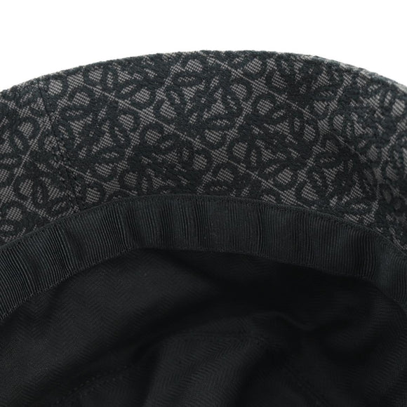 LOEWE Anagram Ghibli Spirited Away No Face Bucket Hat Black Auth SW2255SM