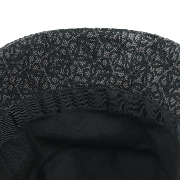 LOEWE Anagram Ghibli Spirited Away No Face Bucket Hat Black Auth SW2255SM