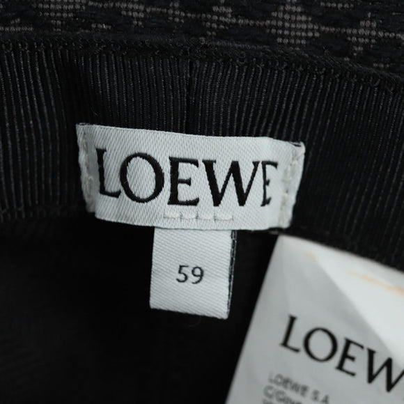 LOEWE Anagram Ghibli Spirited Away No Face Bucket Hat Black Auth SW2255SM