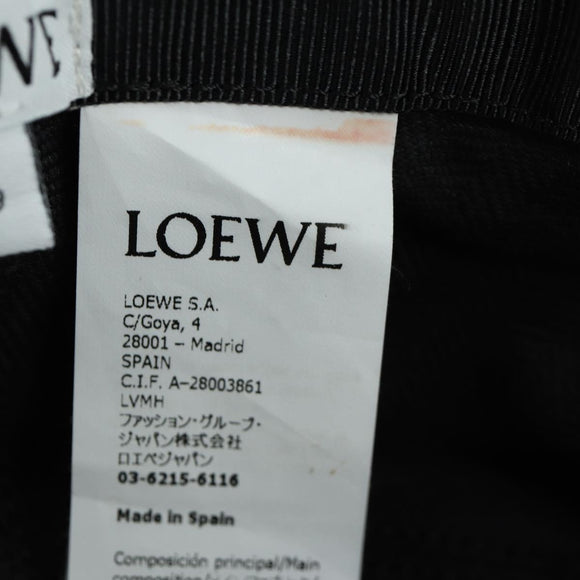 LOEWE Anagram Ghibli Spirited Away No Face Bucket Hat Black Auth SW2255SM
