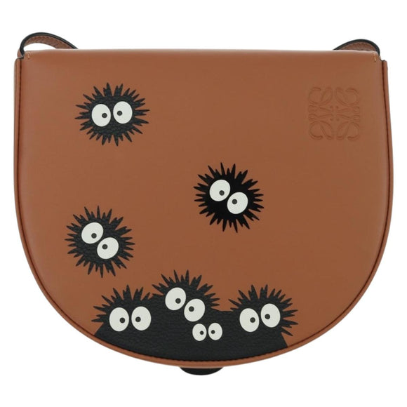 LOEWE Ghibli's Totoro Soot Sprites Dust Bunny HEEL BAG A661V01X05 Auth SW2259SM