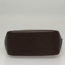 BURBERRY Nova Check Hand Bag Canvas Beige Auth sw226-5