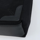 BALENCIAGA Cabas XS Tote Bag Canvas 2way Black Silver 390346 Auth SW2262SAM-9