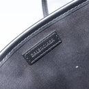 BALENCIAGA Cabas XS Tote Bag Canvas 2way Black Silver 390346 Auth SW2262SAM-19