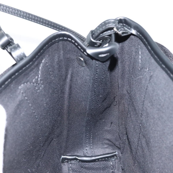 BALENCIAGA Cabas XS Tote Bag Canvas 2way Black Silver 390346 Auth SW2262SAM