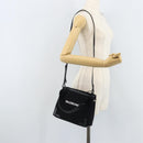BALENCIAGA Cabas XS Tote Bag Canvas 2way Black Silver 390346 Auth SW2262SAM-26
