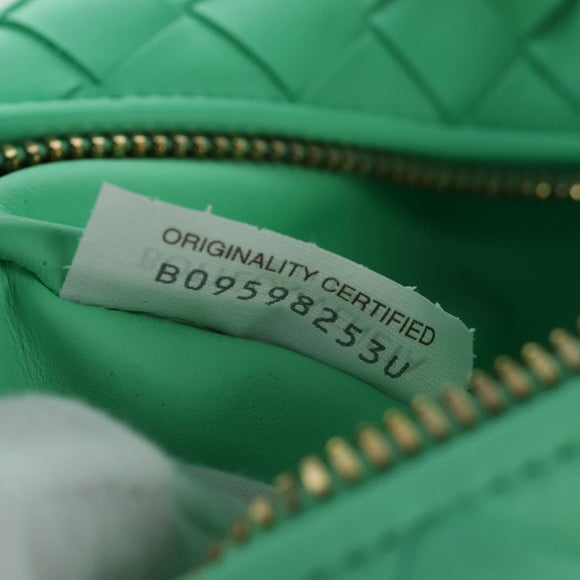 BOTTEGA VENETA INTRECCIATO Mini Jody Bag Green 651876 VCPP5 V1GG0 Auth SW2265SAM