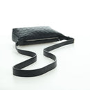 BOTTEGA VENETA INTRECCIATO Traveler Phone Pouch Bag Leather Black Auth SW2269SM-7
