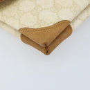 GUCCI GG Supreme Shoulder Bag PVC Ivory Gold 56 02 504 Auth SW2273-11