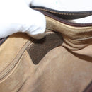 GUCCI GG Supreme Web Sherry Line Bag PVC Beige Gold 10 01 3840 Auth SW2275-16