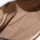 GUCCI GG Supreme Web Sherry Line Bag PVC Beige Gold 10 01 3840 Auth SW2275-17
