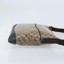 GUCCI GG Crystal Shoulder Bag Coated Canvas Beige Gold 374411 Auth SW2277A-4