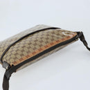 GUCCI GG Crystal Shoulder Bag Coated Canvas Beige Gold 374411 Auth SW2277A-6