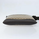 GUCCI GG Crystal Shoulder Bag Coated Canvas Beige Gold 374411 Auth SW2277A-9