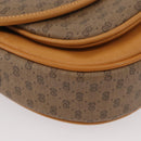 GUCCI Micro GG Supreme Shoulder Bag PVC Beige Gold 001 084 0259 Auth SW2278-10