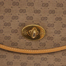 GUCCI Micro GG Supreme Shoulder Bag PVC Beige Gold 001 084 0259 Auth SW2278-14
